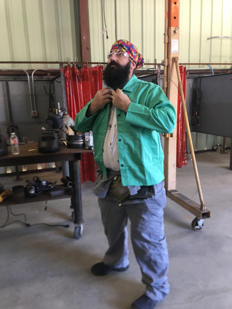 Our shocking introduction to welding in Houston, Texas.