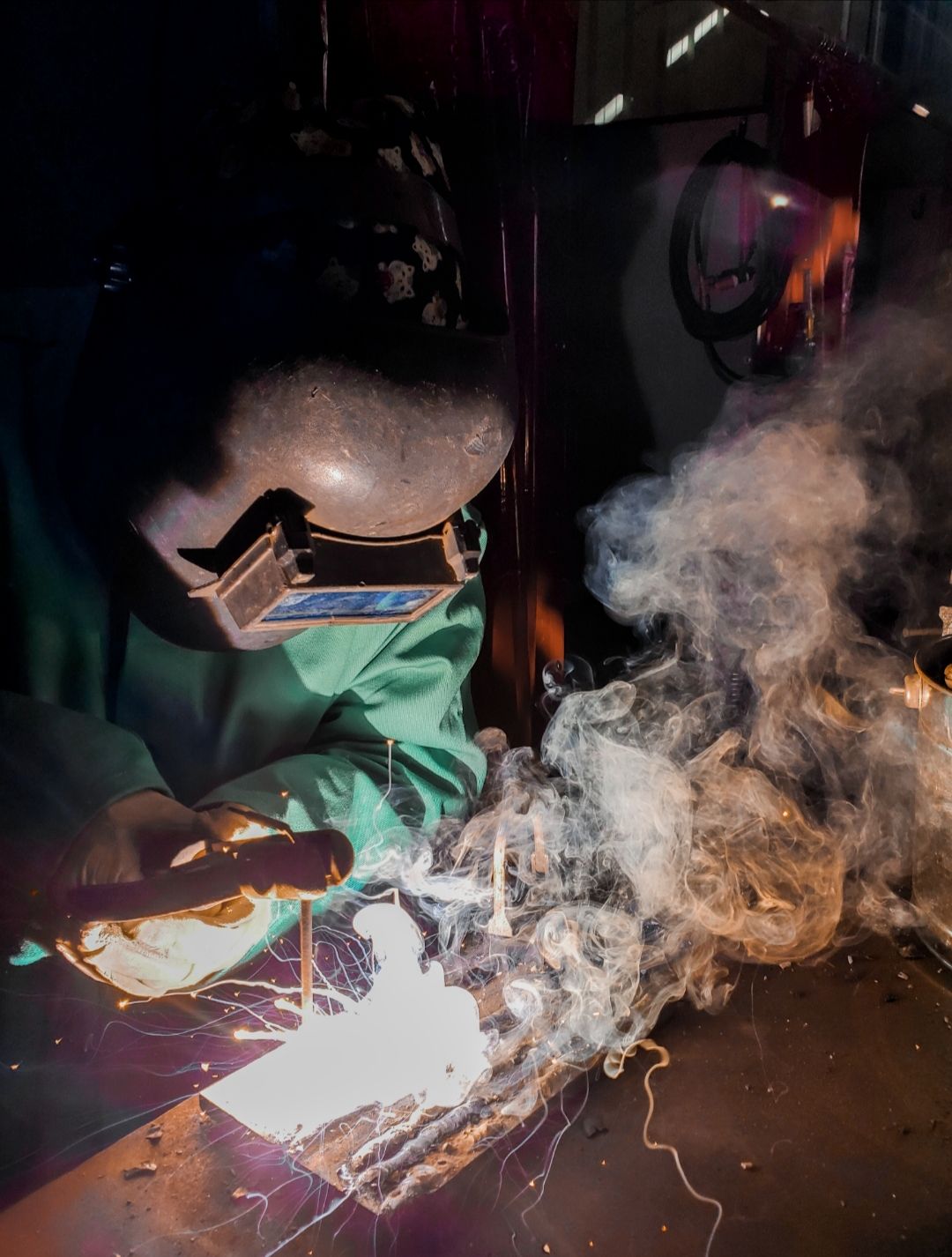 Our shocking introduction to welding in Houston, Texas.